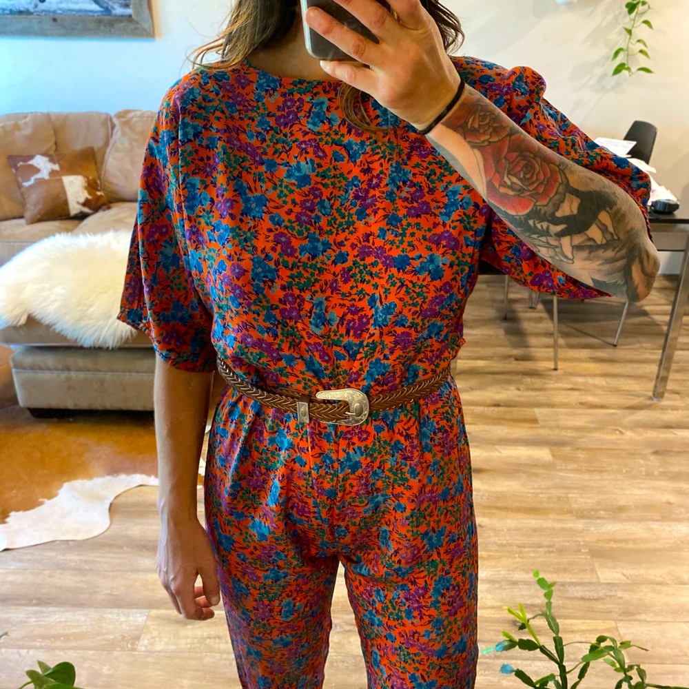 Vintage Flower Jumpsuit